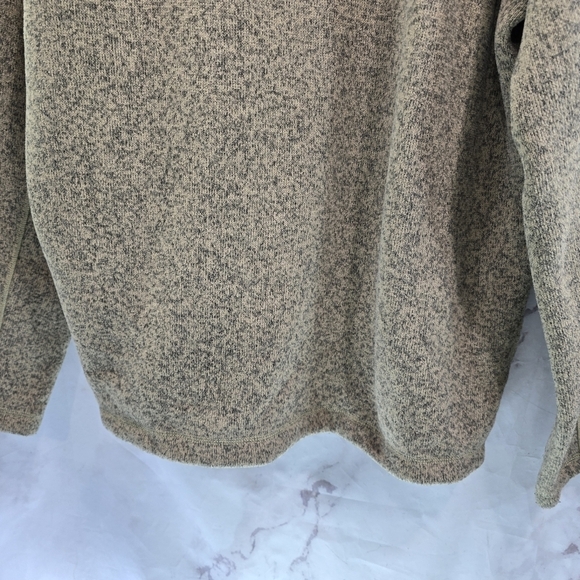 North Face Jacket Men Medium Brown Quarter Zip Pullover Gordon Lyons Sweater - Picture 7 of 10